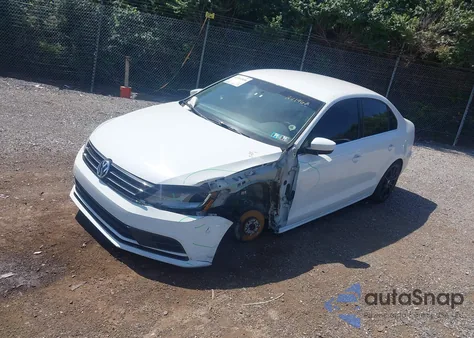 2017 Volkswagen Jetta 1.4T S из США, поврежденный, VIN 3VW2B7AJXHM241962